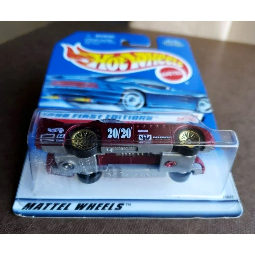 Hot Wheels 1998 First Editions DOUBLE VISION RED 40/40 1:64 #684 Gold Lace Wheel